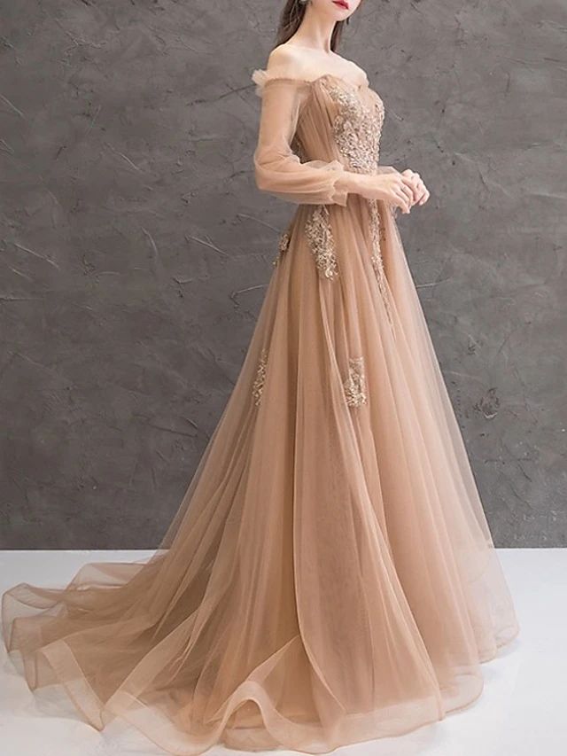 لباس نامزدی مجلسی بلند (Elegant Evening Gown)-2